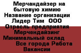 Мерчандайзер на бытовую химию › Название организации ­ Лидер Тим, ООО › Отрасль предприятия ­ Мерчендайзинг › Минимальный оклад ­ 25 000 - Все города Работа » Вакансии   